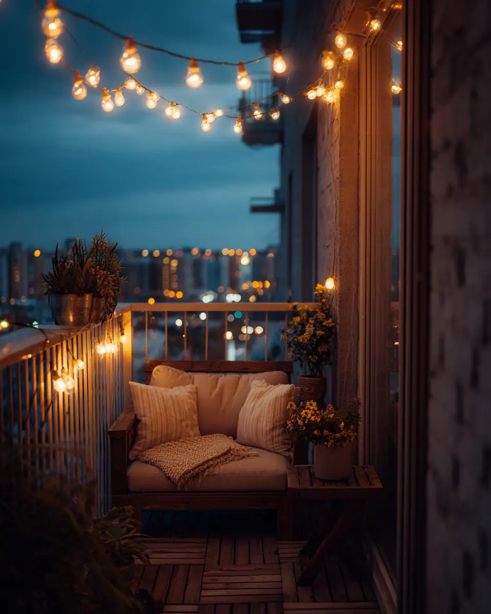 Earthy Retro Balcony Decor Ideas