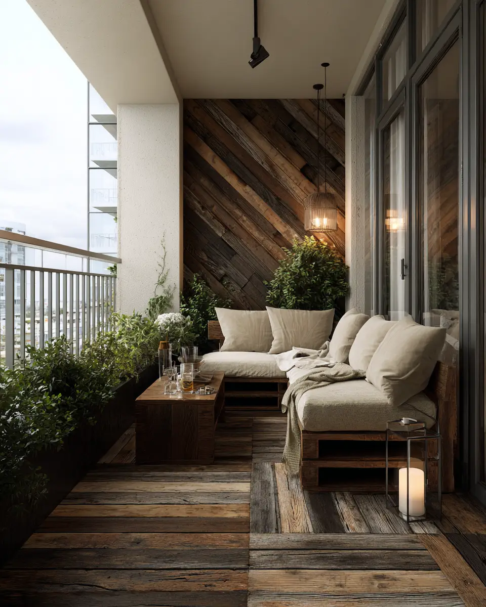 Earthy Retro Balcony Decor Ideas