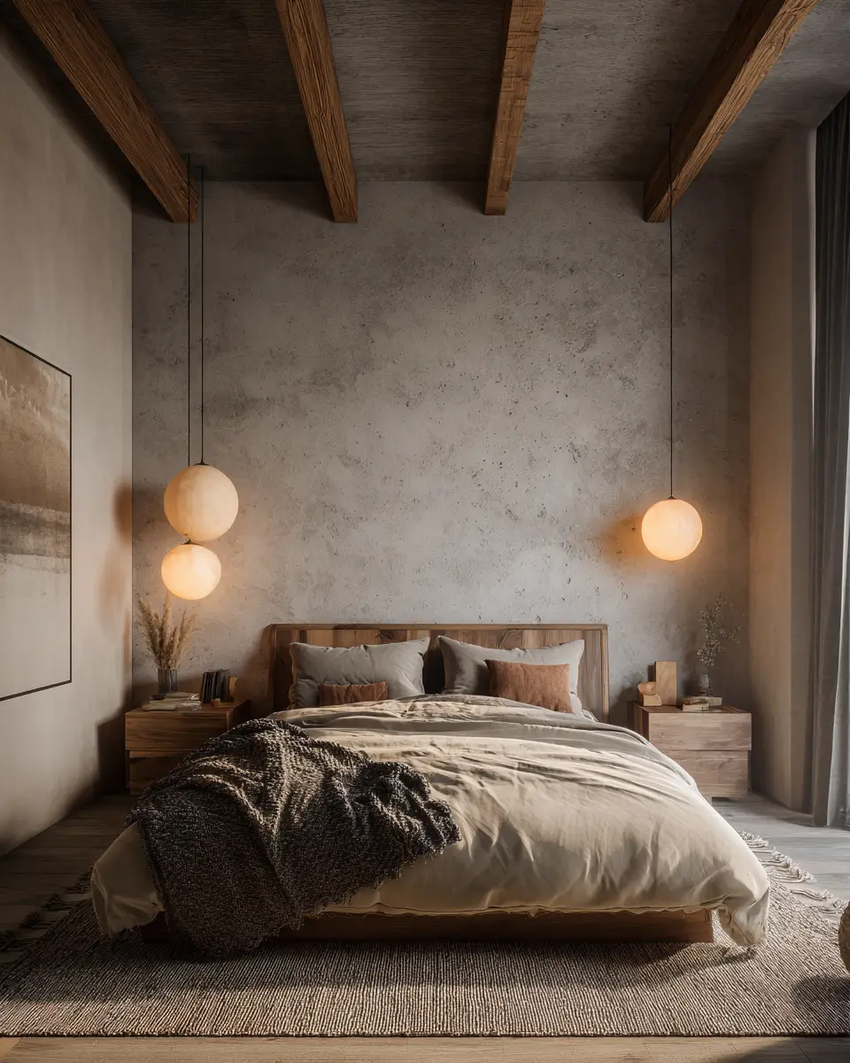 Earthy Rustic Bedroom Decor Ideas