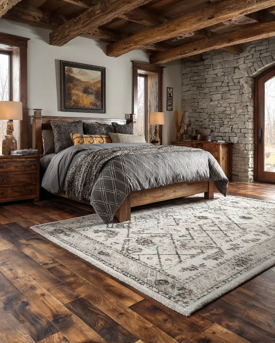 Earthy Rustic Bedroom Decor Ideas