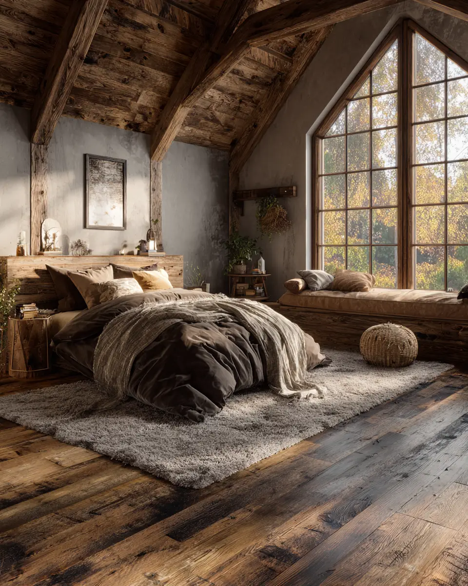 Earthy Rustic Bedroom Decor Ideas