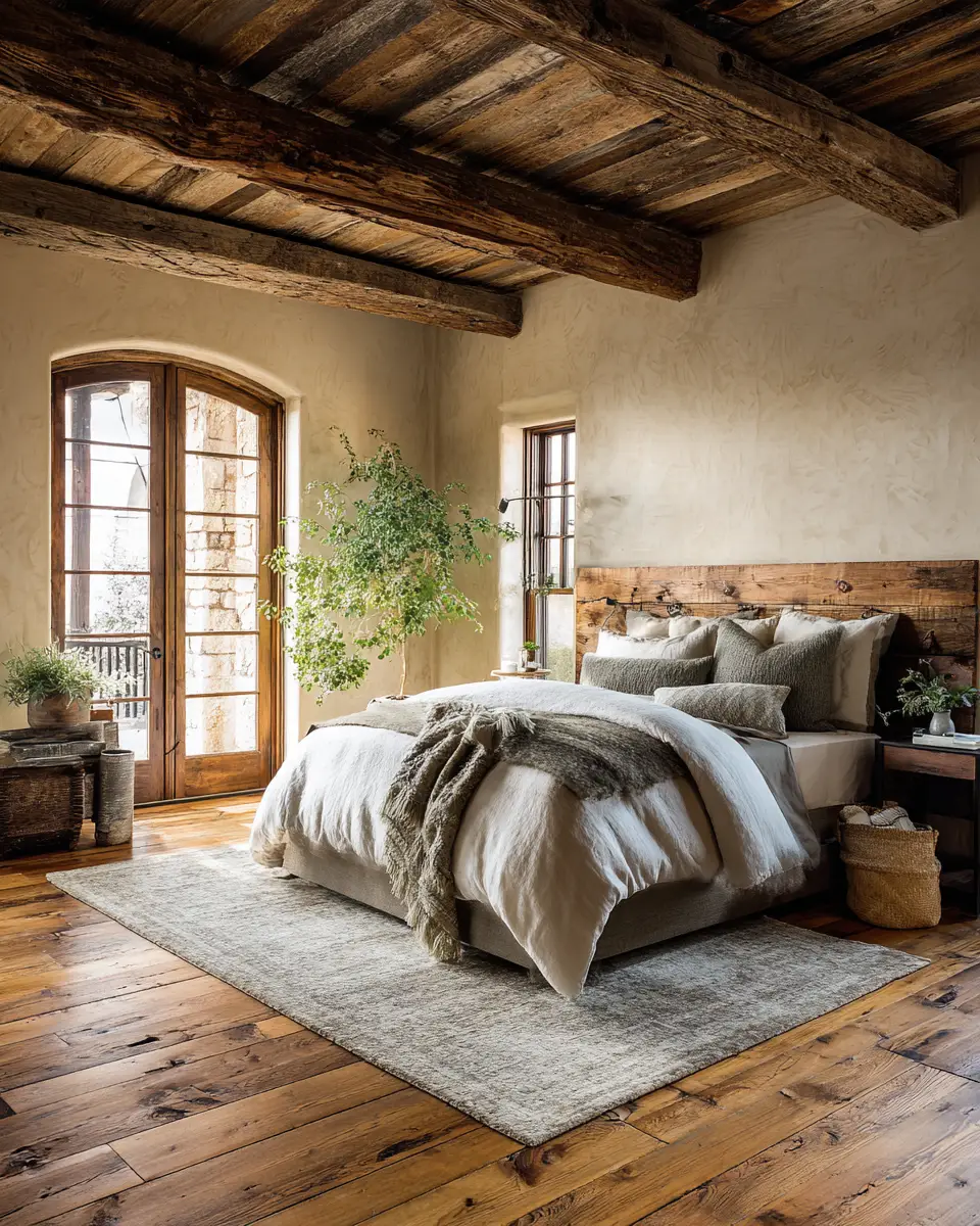 Earthy Rustic Bedroom Decor Ideas