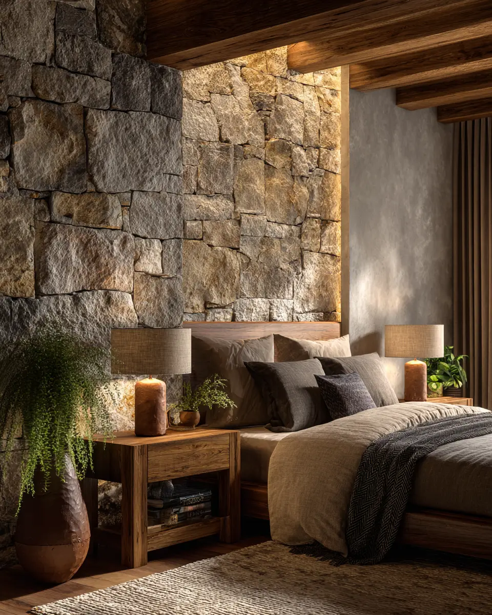 Earthy Rustic Bedroom Decor Ideas