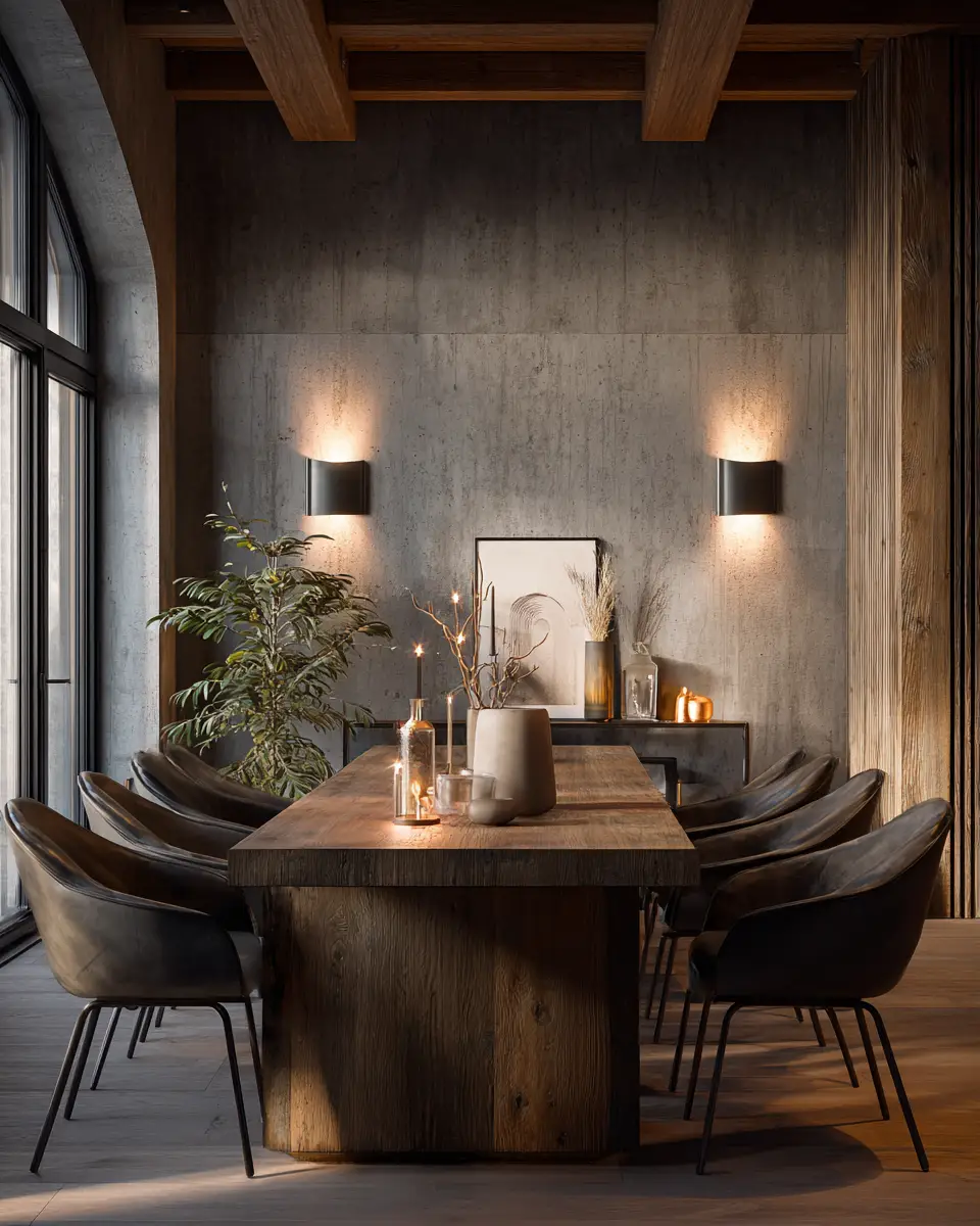 Earthy Scandinavian Dining Room Decor Ideas