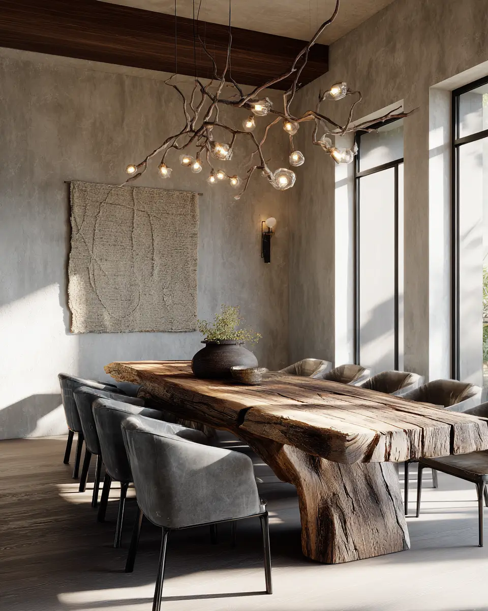 Earthy Scandinavian Dining Room Decor Ideas