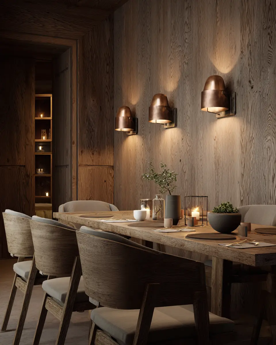 Earthy Scandinavian Dining Room Decor Ideas