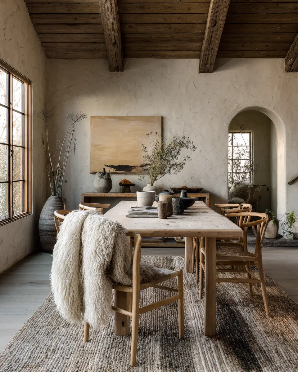 Earthy Scandinavian Dining Room Decor Ideas