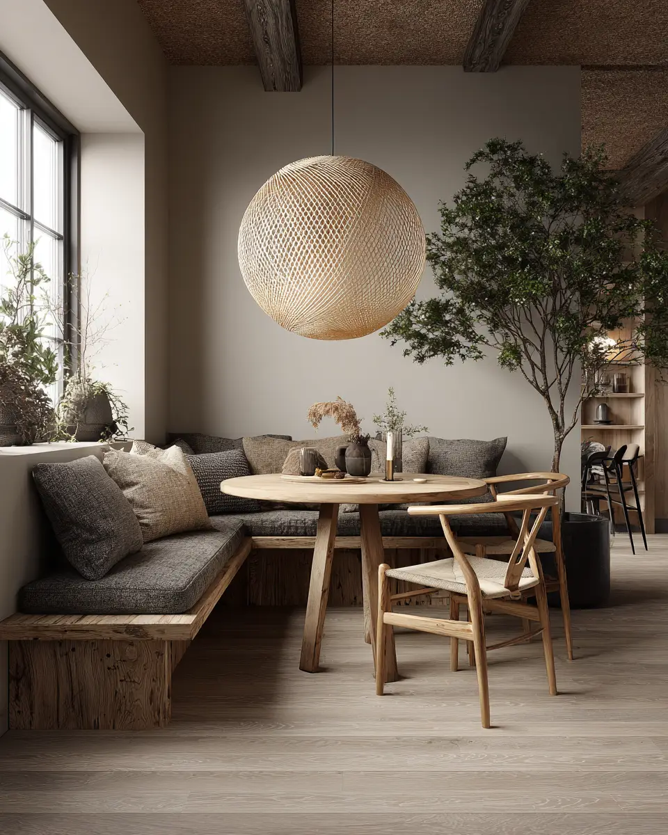 Earthy Scandinavian Dining Room Decor Ideas