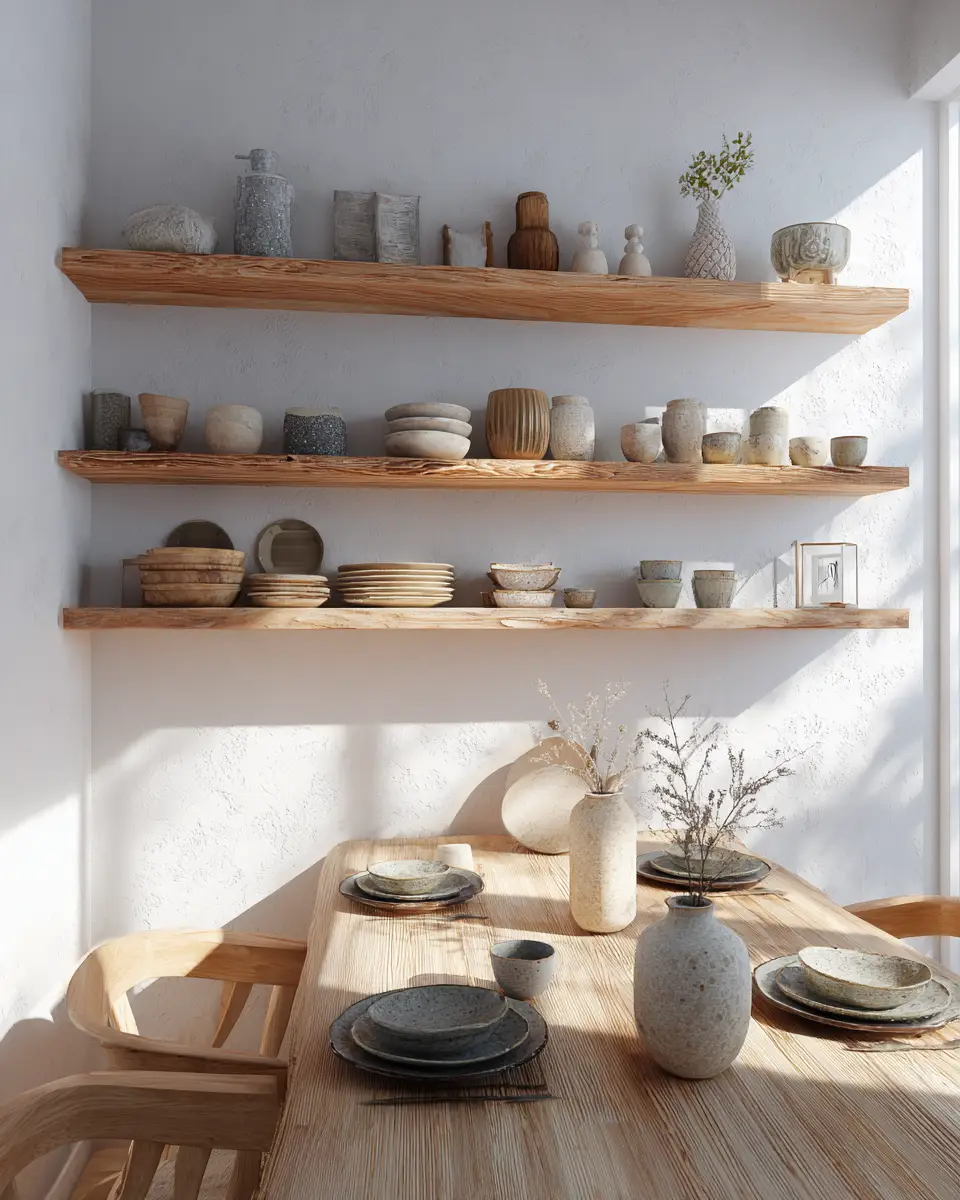 Earthy Scandinavian Dining Room Decor Ideas