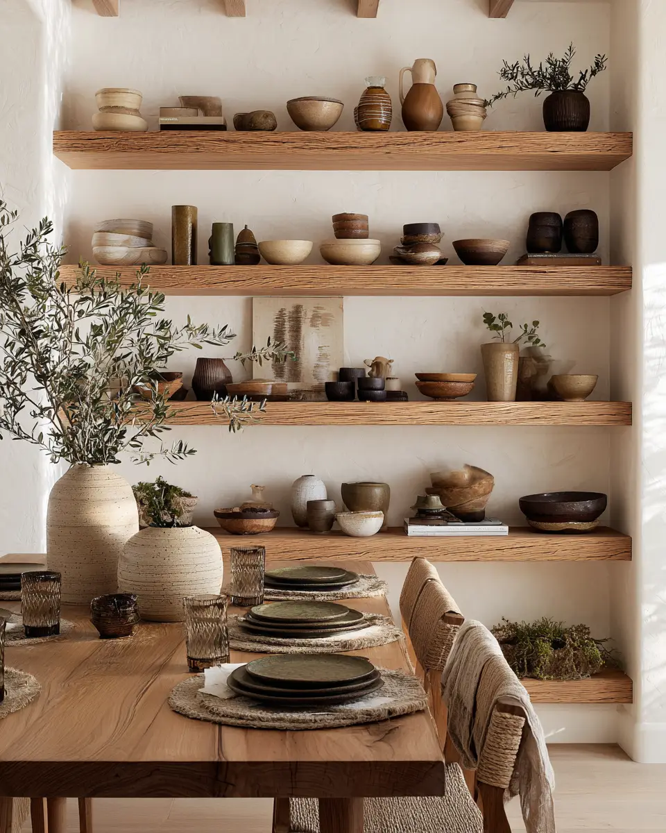 Earthy Scandinavian Dining Room Decor Ideas