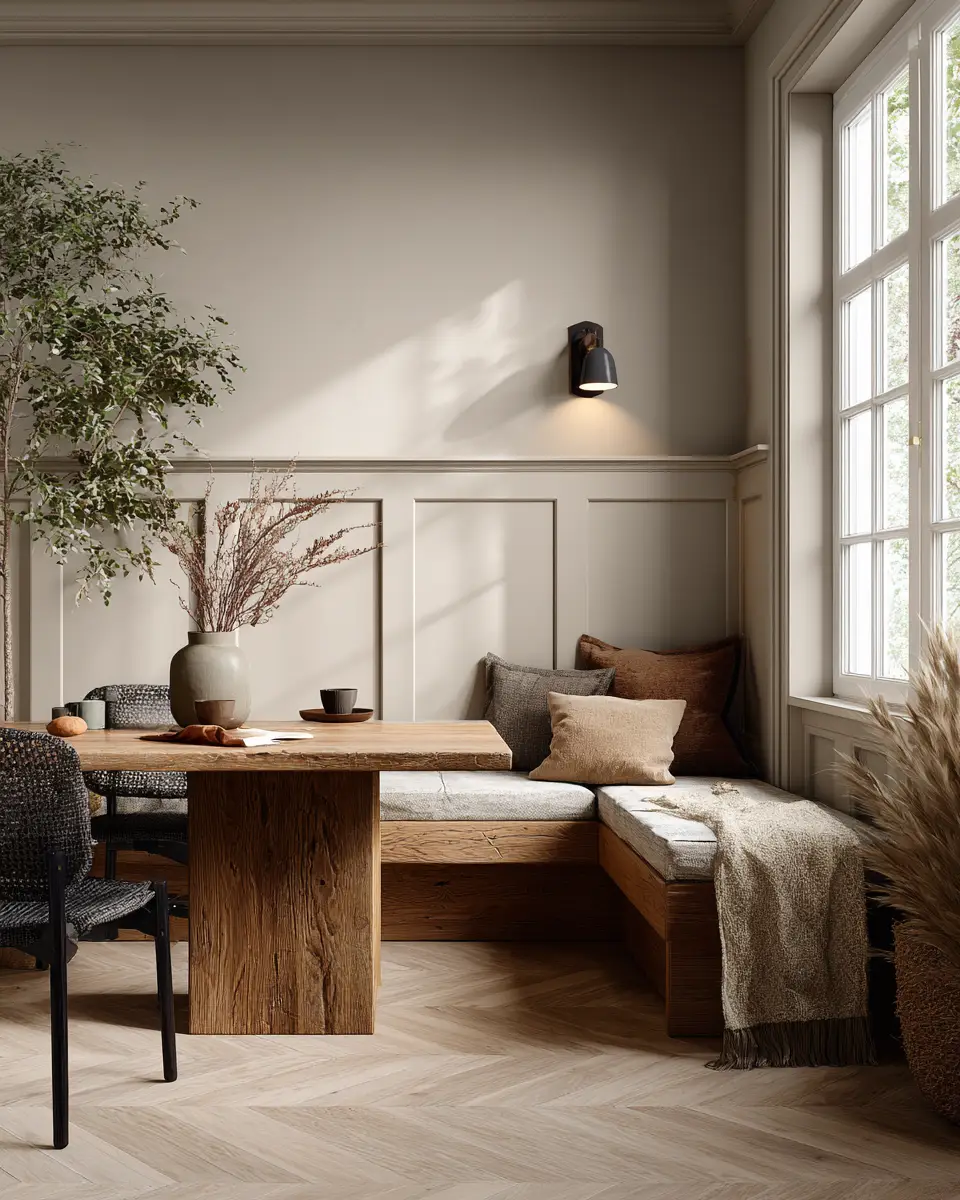 Earthy Scandinavian Dining Room Decor Ideas