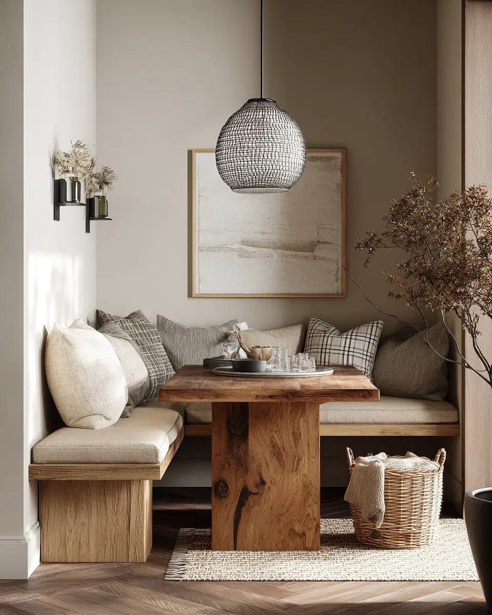 Earthy Scandinavian Dining Room Decor Ideas
