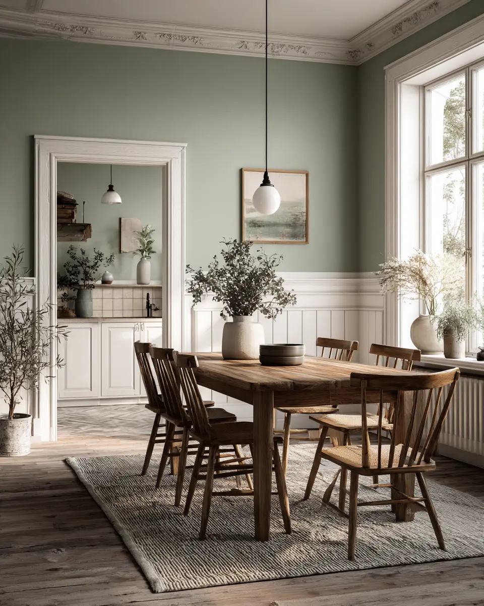 Earthy Scandinavian Dining Room Decor Ideas