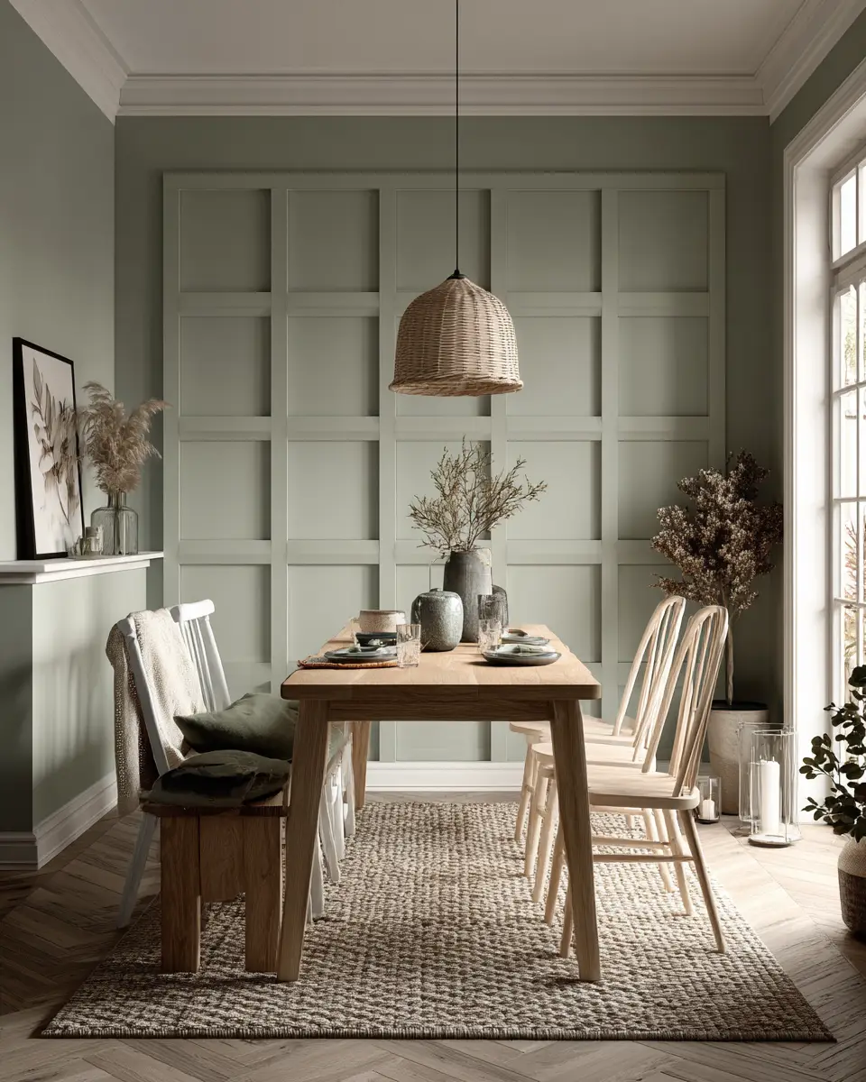 Earthy Scandinavian Dining Room Decor Ideas