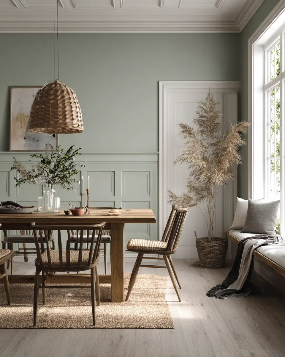 Earthy Scandinavian Dining Room Decor Ideas