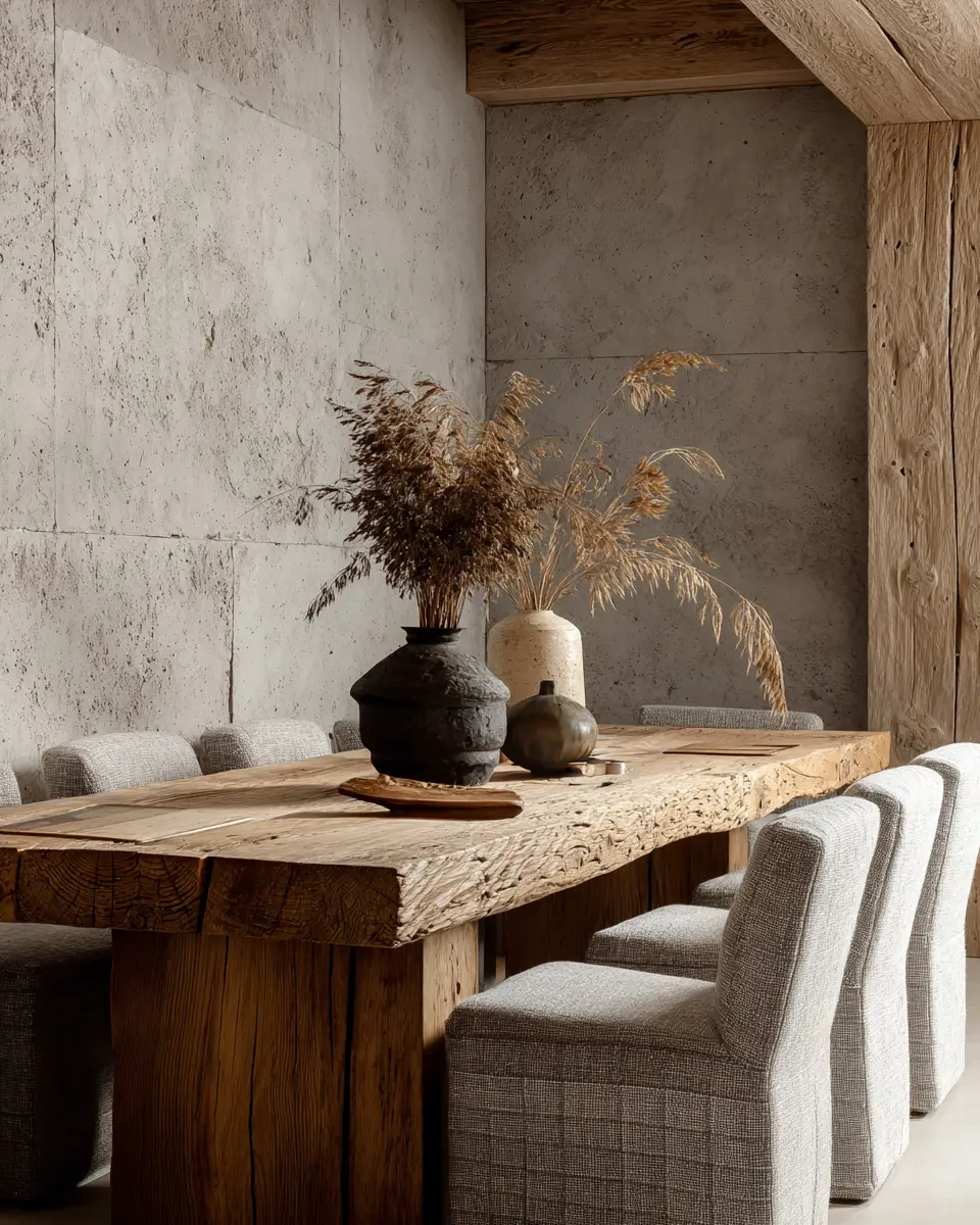 Earthy Scandinavian Dining Room Decor Ideas