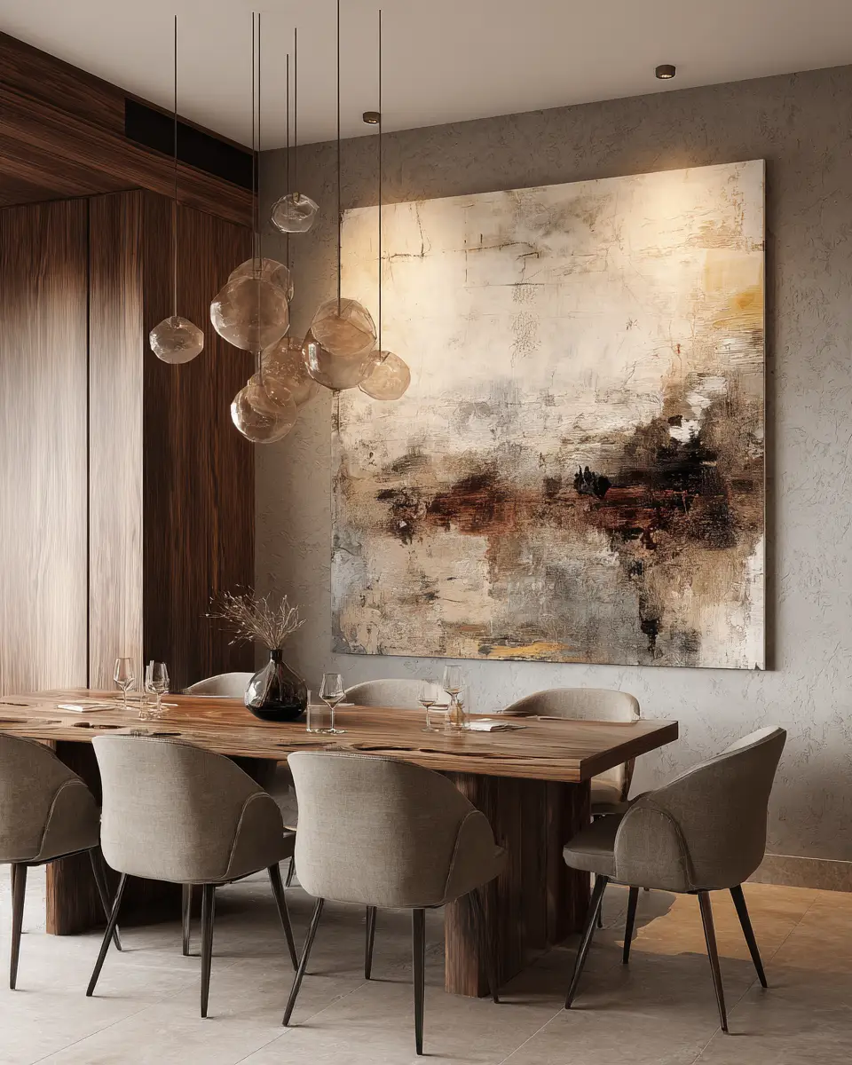 Earthy Scandinavian Dining Room Decor Ideas