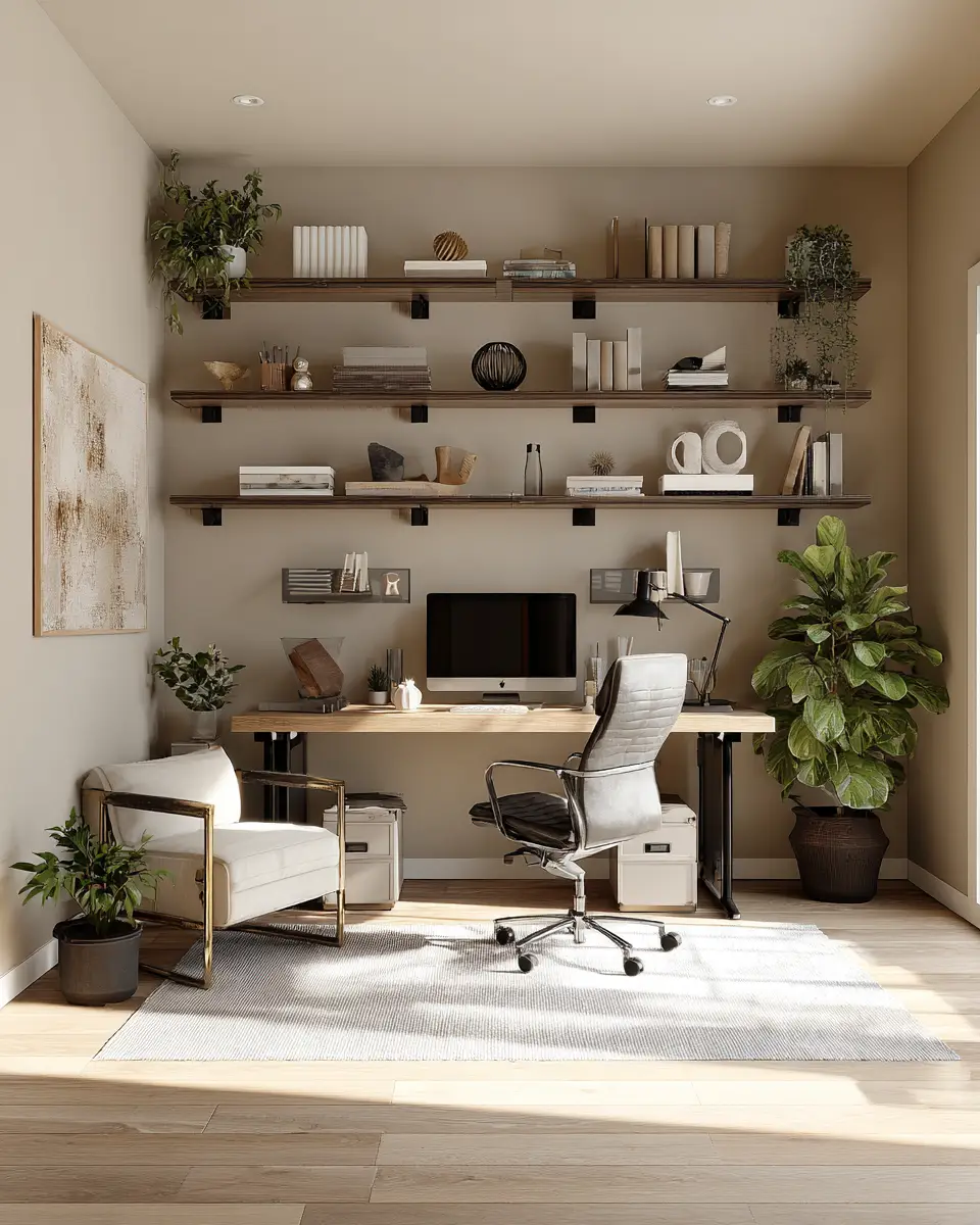 Earthy Southwestern Home Office Decor Ideas