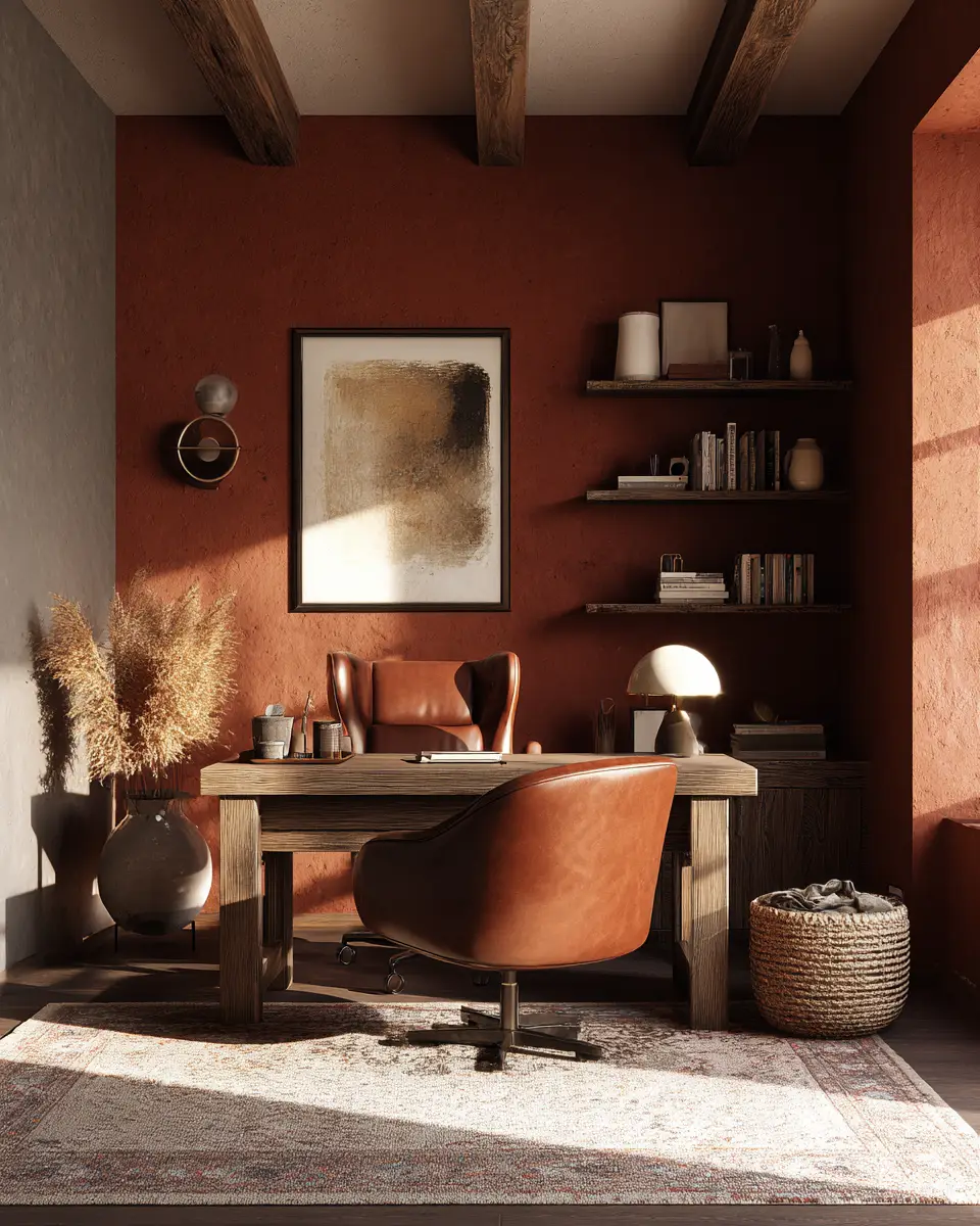 Earthy Southwestern Home Office Decor Ideas