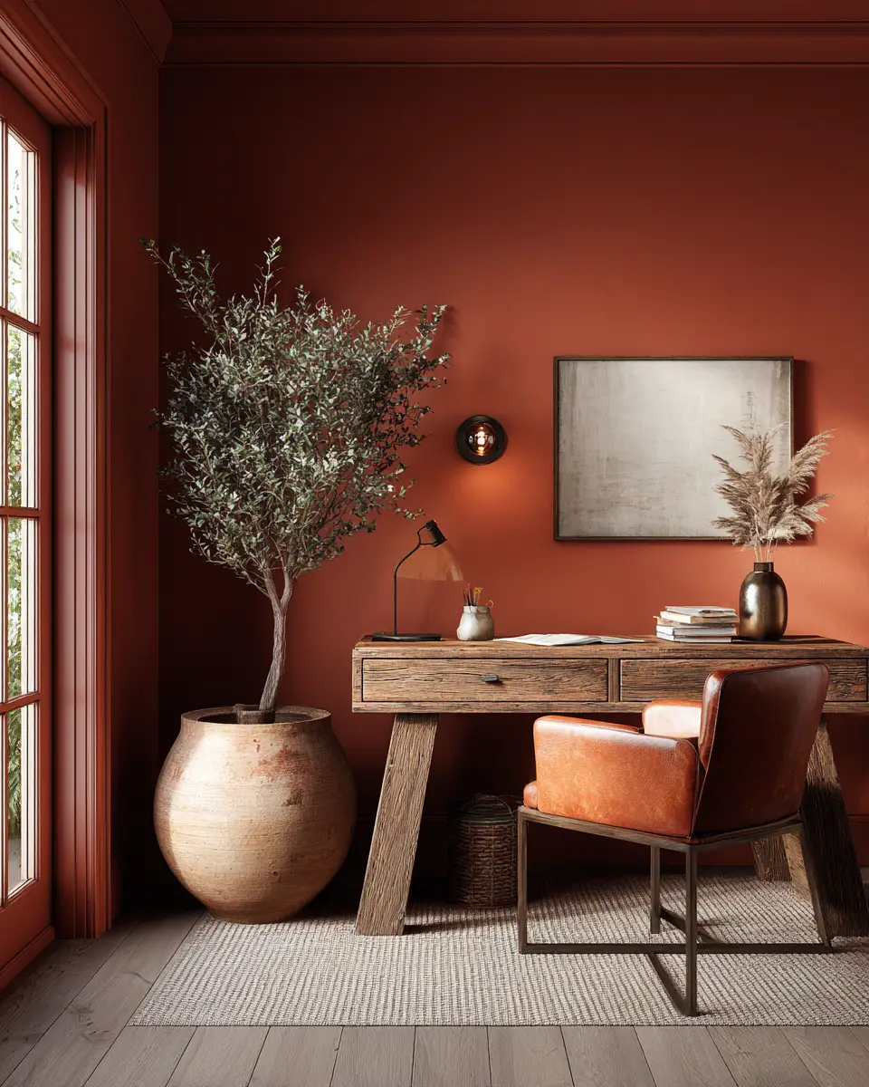 Earthy Southwestern Home Office Decor Ideas