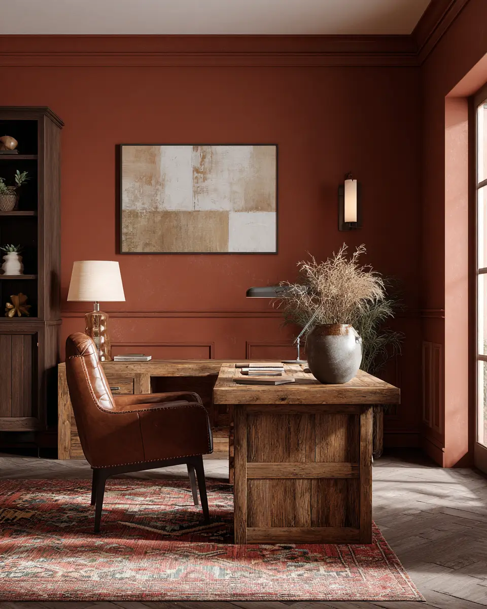 Earthy Southwestern Home Office Decor Ideas