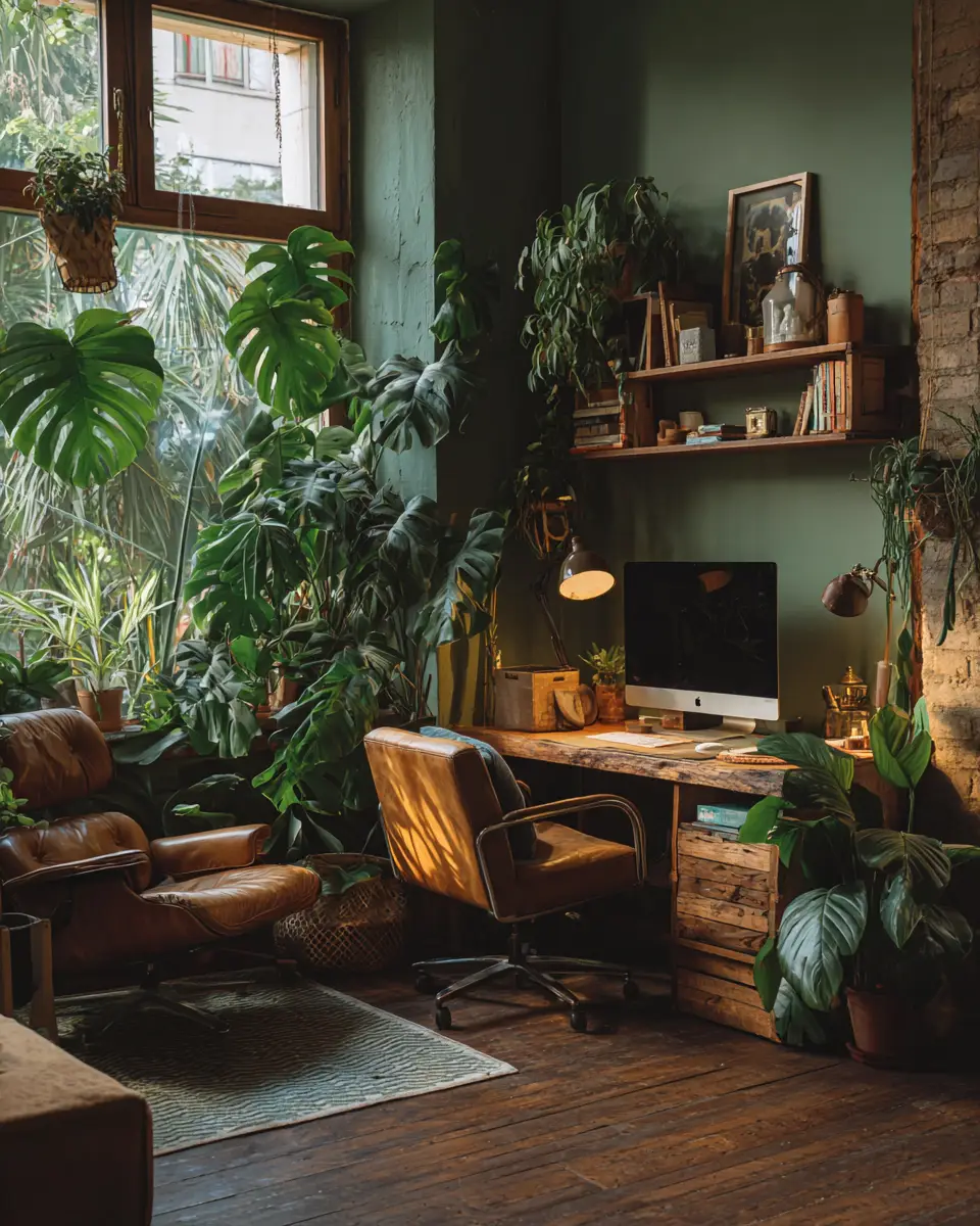 Earthy Southwestern Home Office Decor Ideas