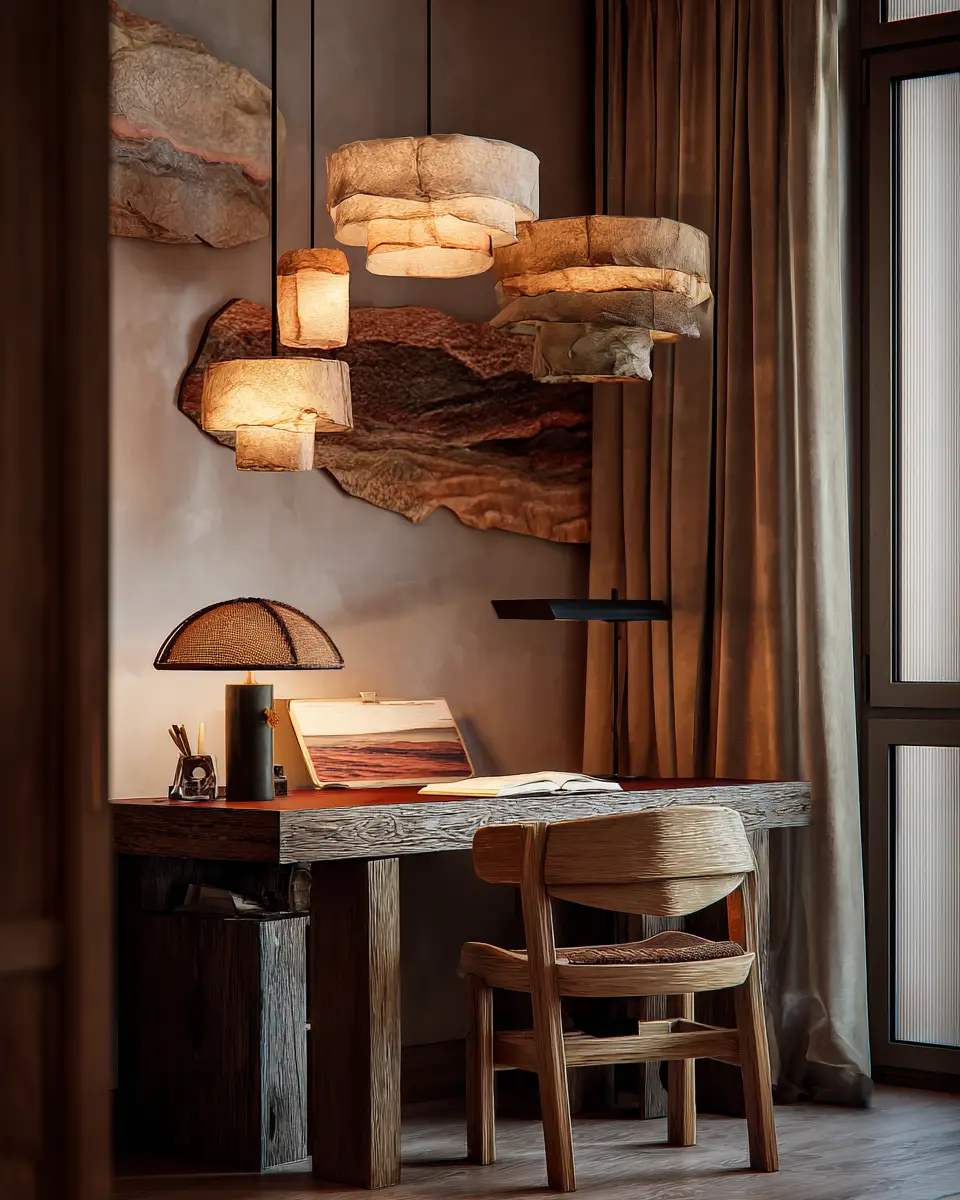 Earthy Southwestern Home Office Decor Ideas