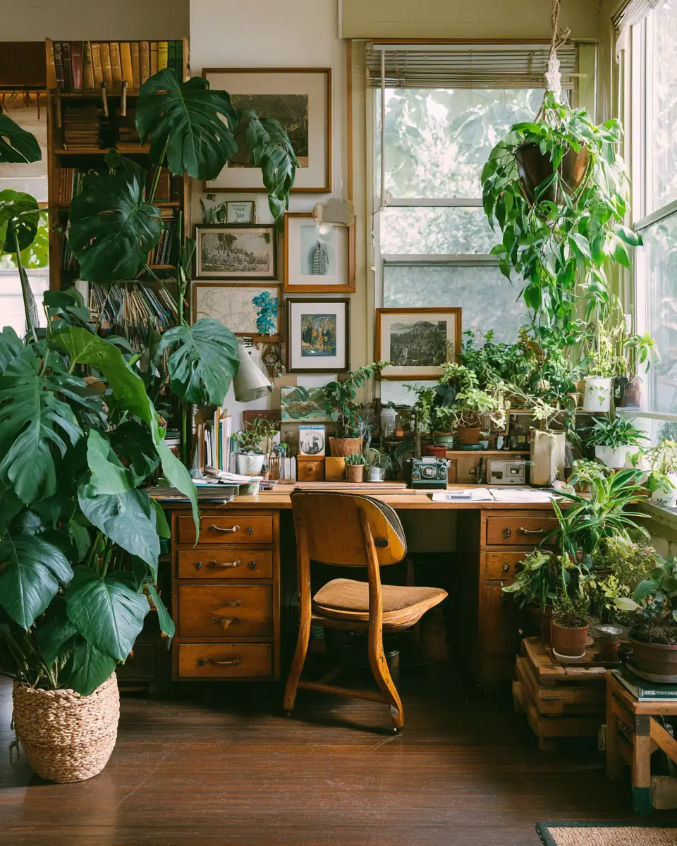 Earthy Southwestern Home Office Decor Ideas