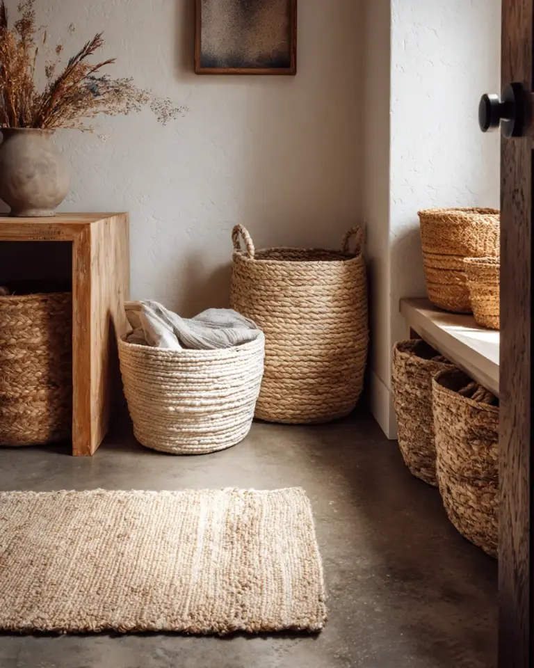 Earthy Southwestern Laundry Room Decor Ideas - Featured