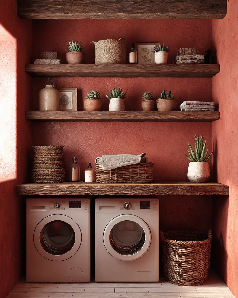 Earthy Southwestern Laundry Room Decor Ideas