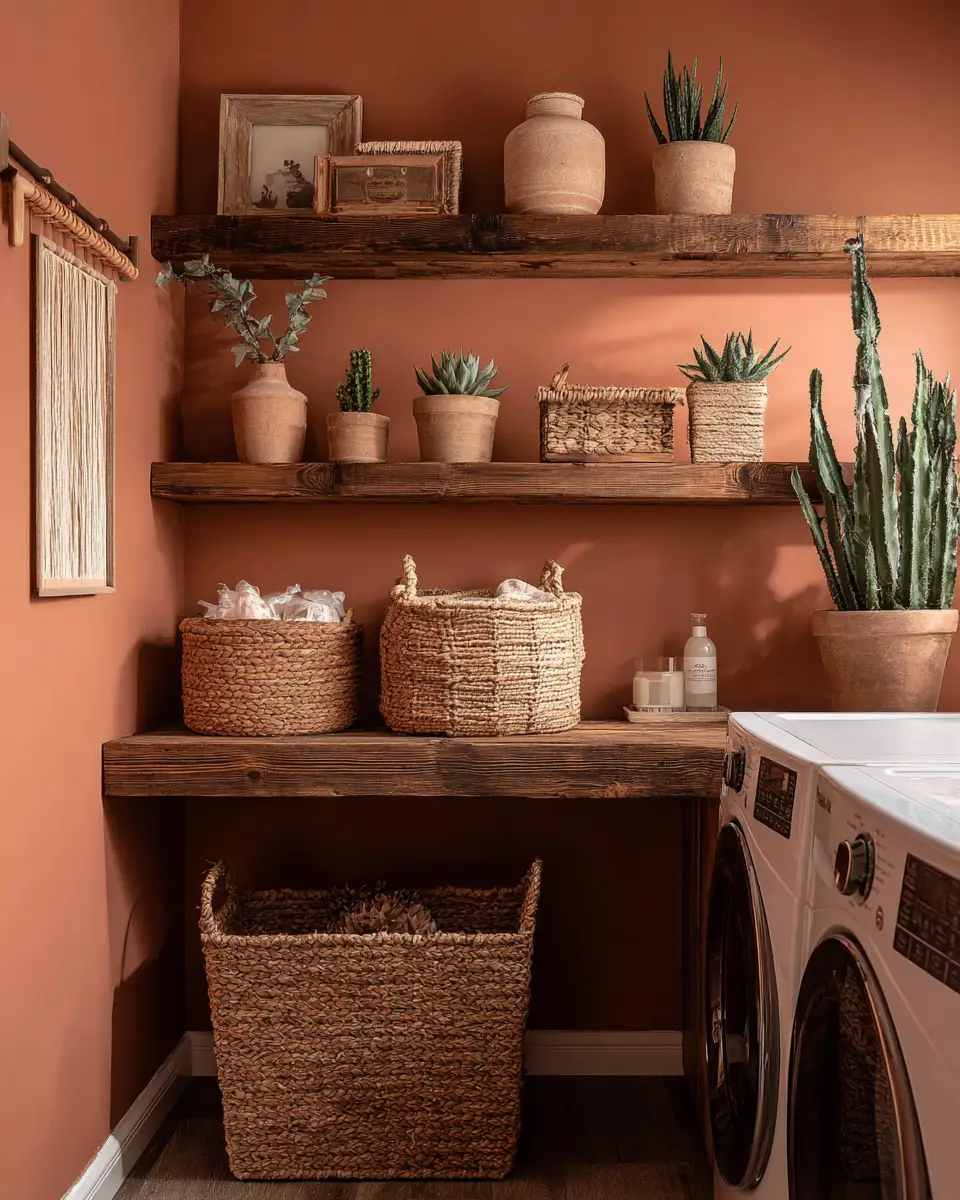 Earthy Southwestern Laundry Room Decor Ideas