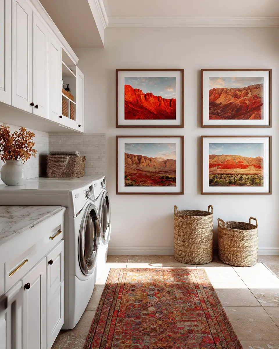 Earthy Southwestern Laundry Room Decor Ideas
