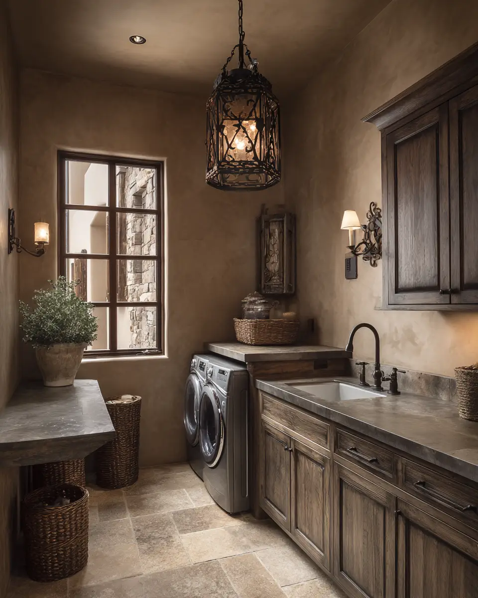 Earthy Southwestern Laundry Room Decor Ideas