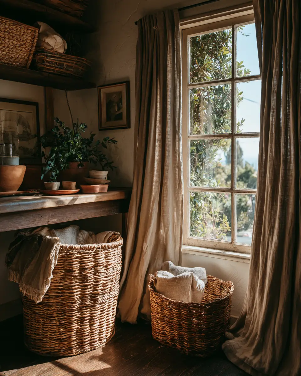 Earthy Southwestern Laundry Room Decor Ideas