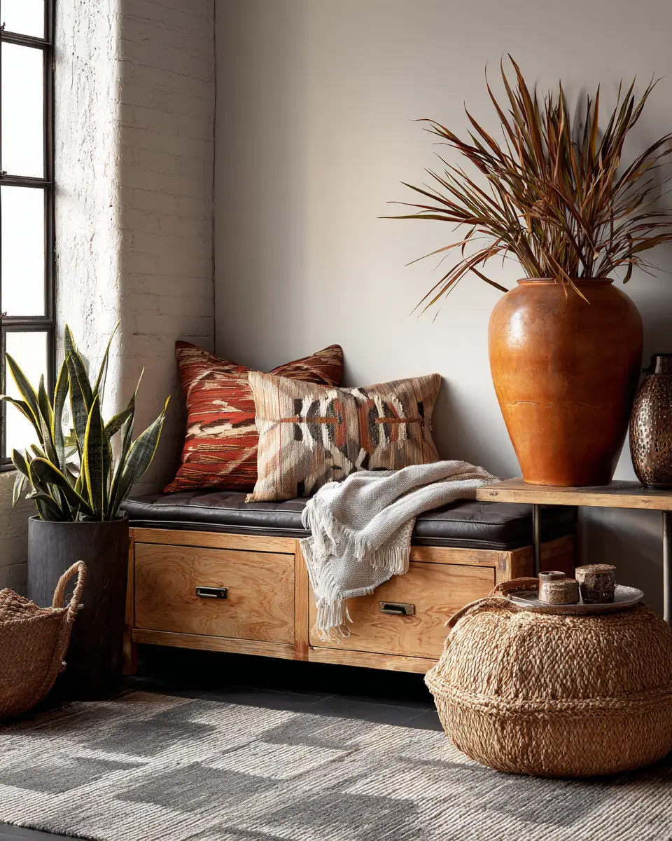 Earthy Southwestern Living Room Decor Ideas