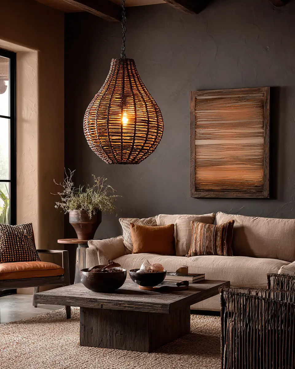 Earthy Southwestern Living Room Decor Ideas