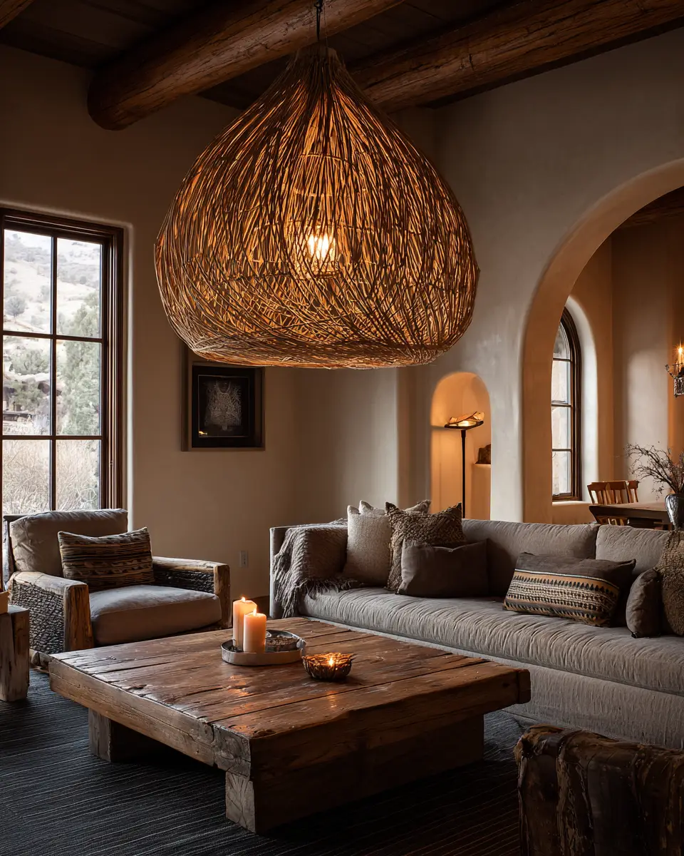 Earthy Southwestern Living Room Decor Ideas