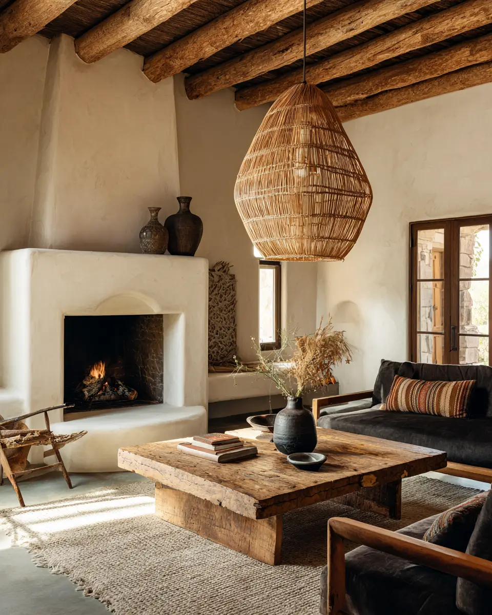 Earthy Southwestern Living Room Decor Ideas
