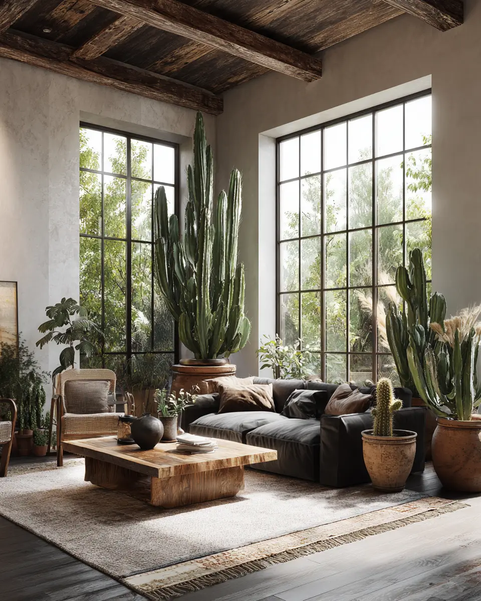 Earthy Southwestern Living Room Decor Ideas