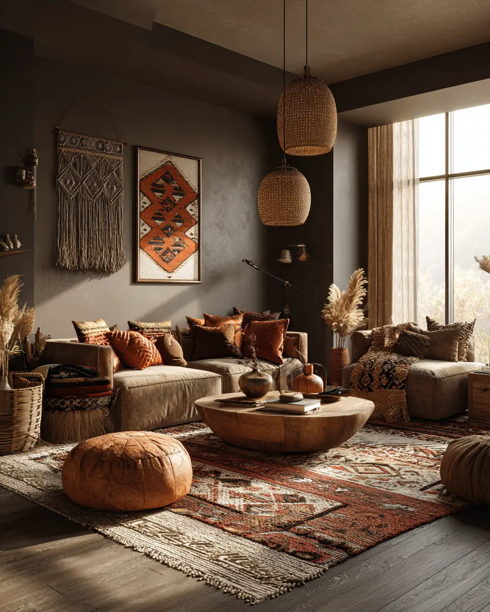 Earthy Southwestern Living Room Decor Ideas