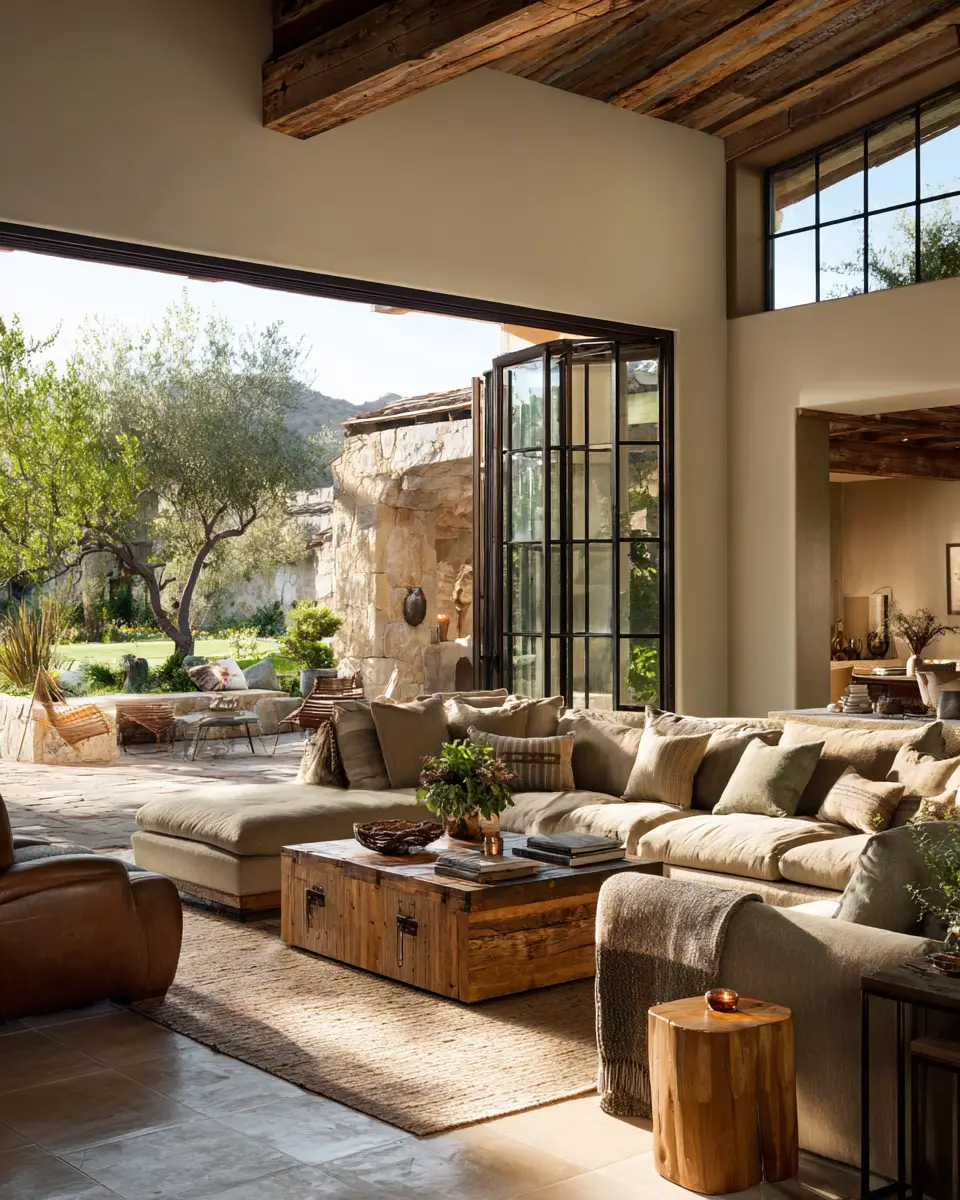 Earthy Southwestern Living Room Decor Ideas