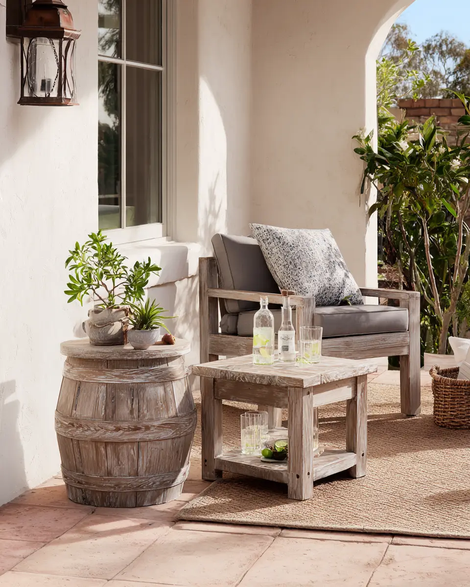 Earthy Transitional Porch Decor Ideas