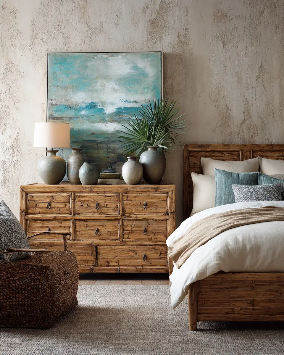 Earthy Tropical Bedroom Decor Ideas