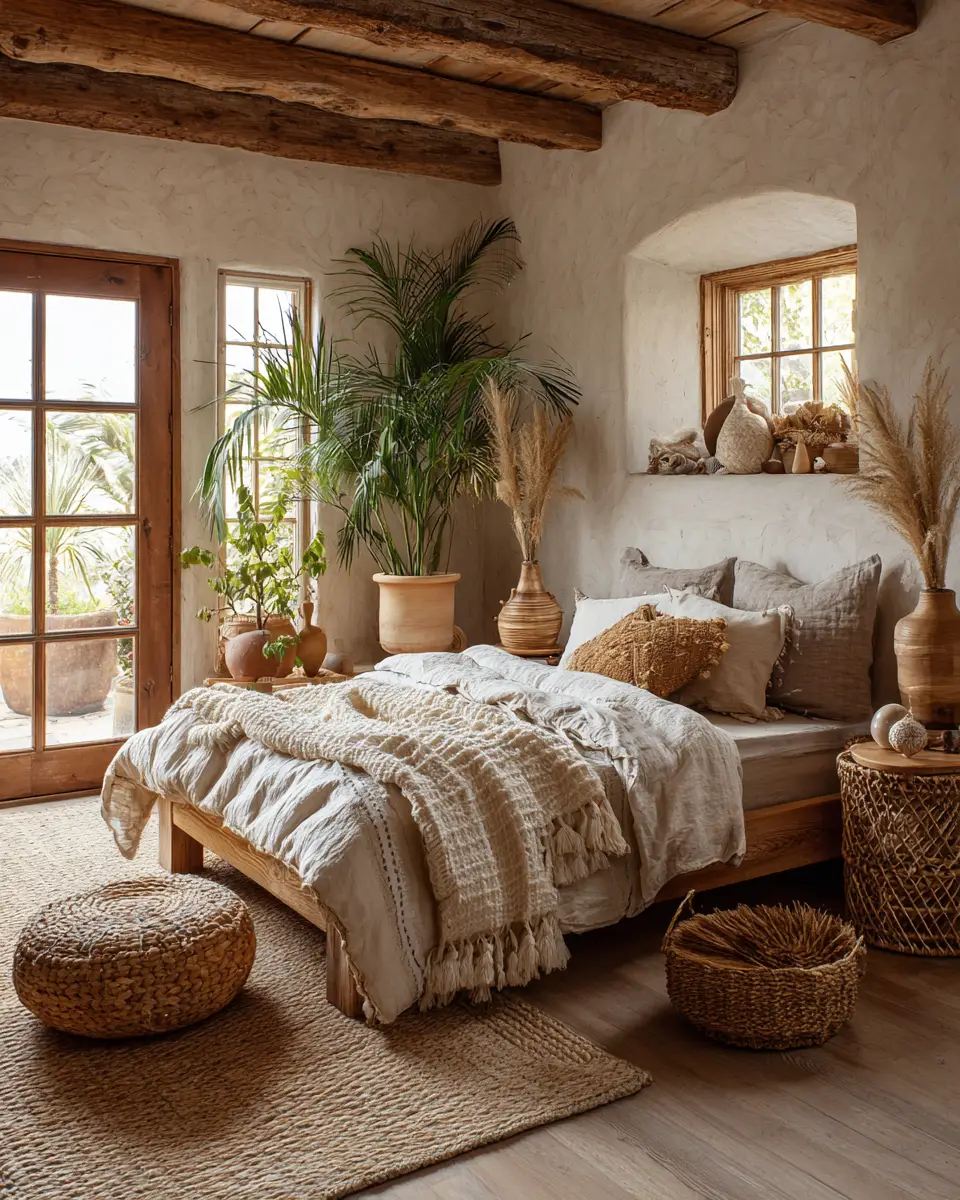 Earthy Tropical Bedroom Decor Ideas