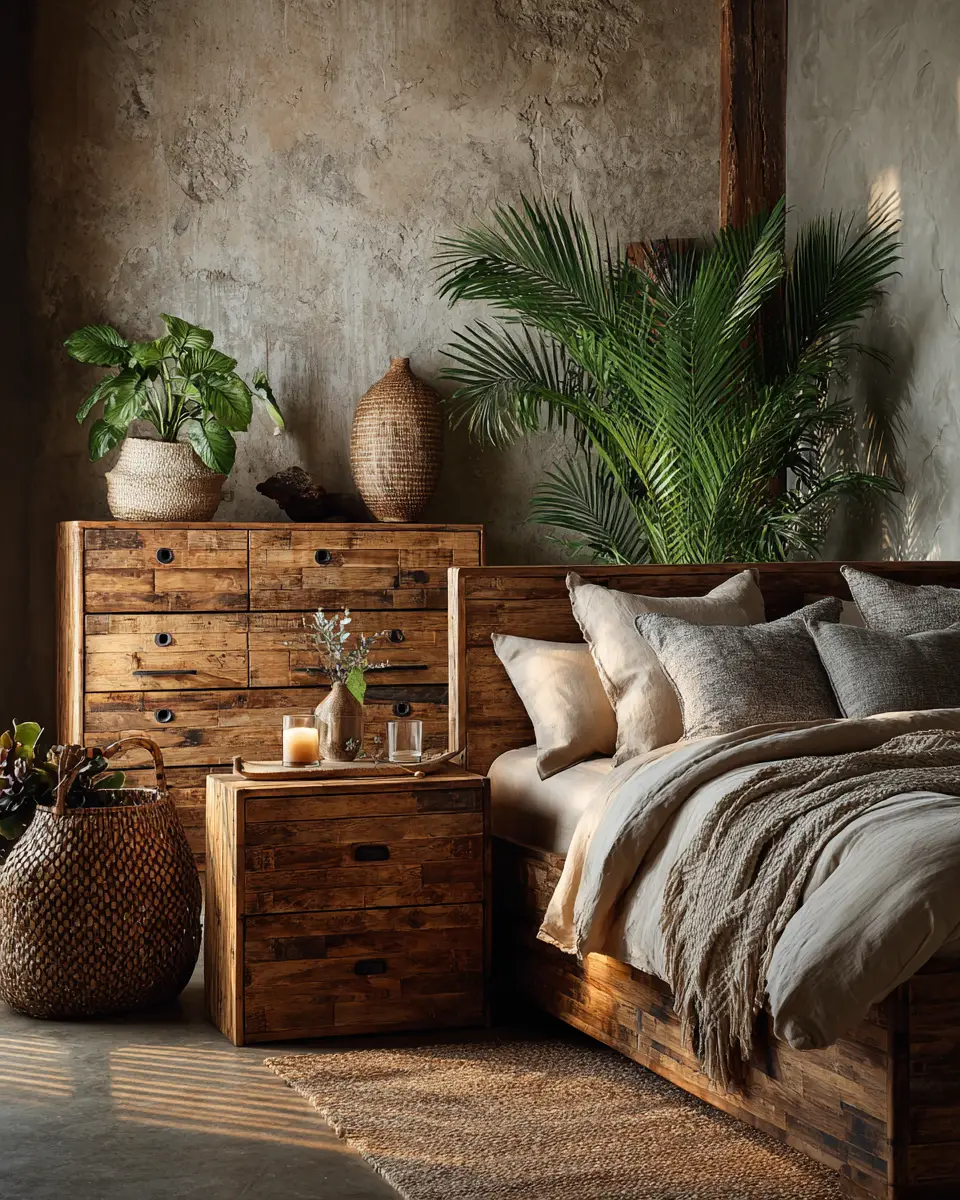 Earthy Tropical Bedroom Decor Ideas