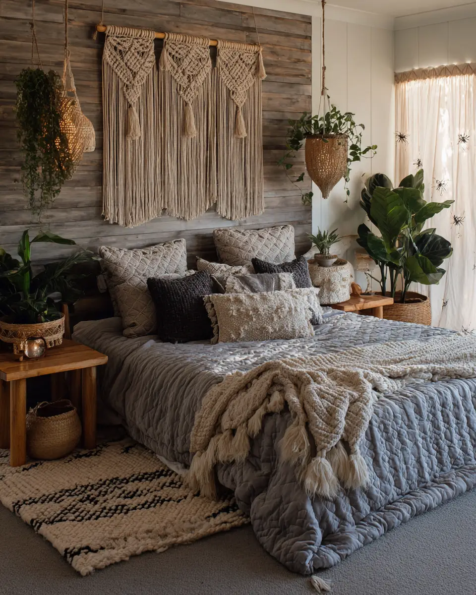 Earthy Tropical Bedroom Decor Ideas
