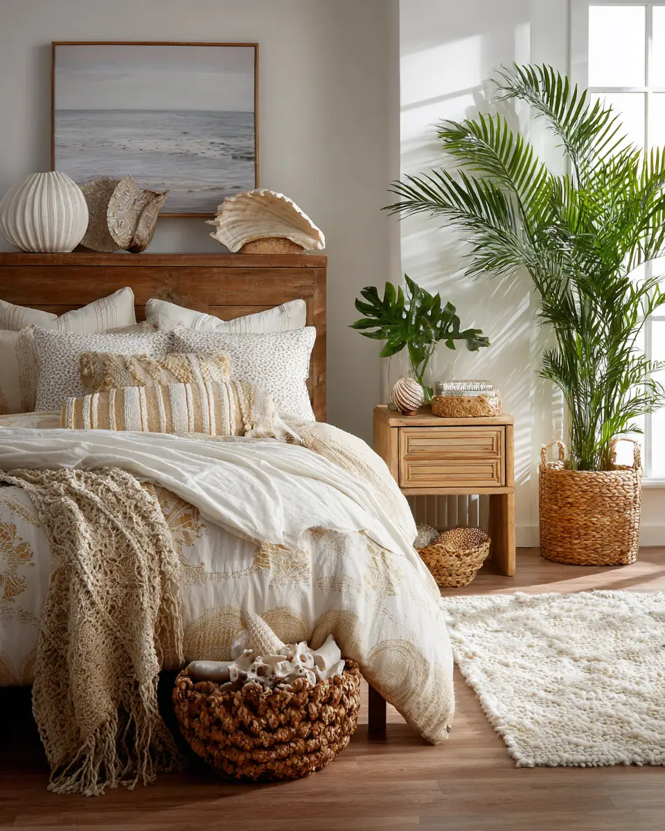 Earthy Tropical Bedroom Decor Ideas