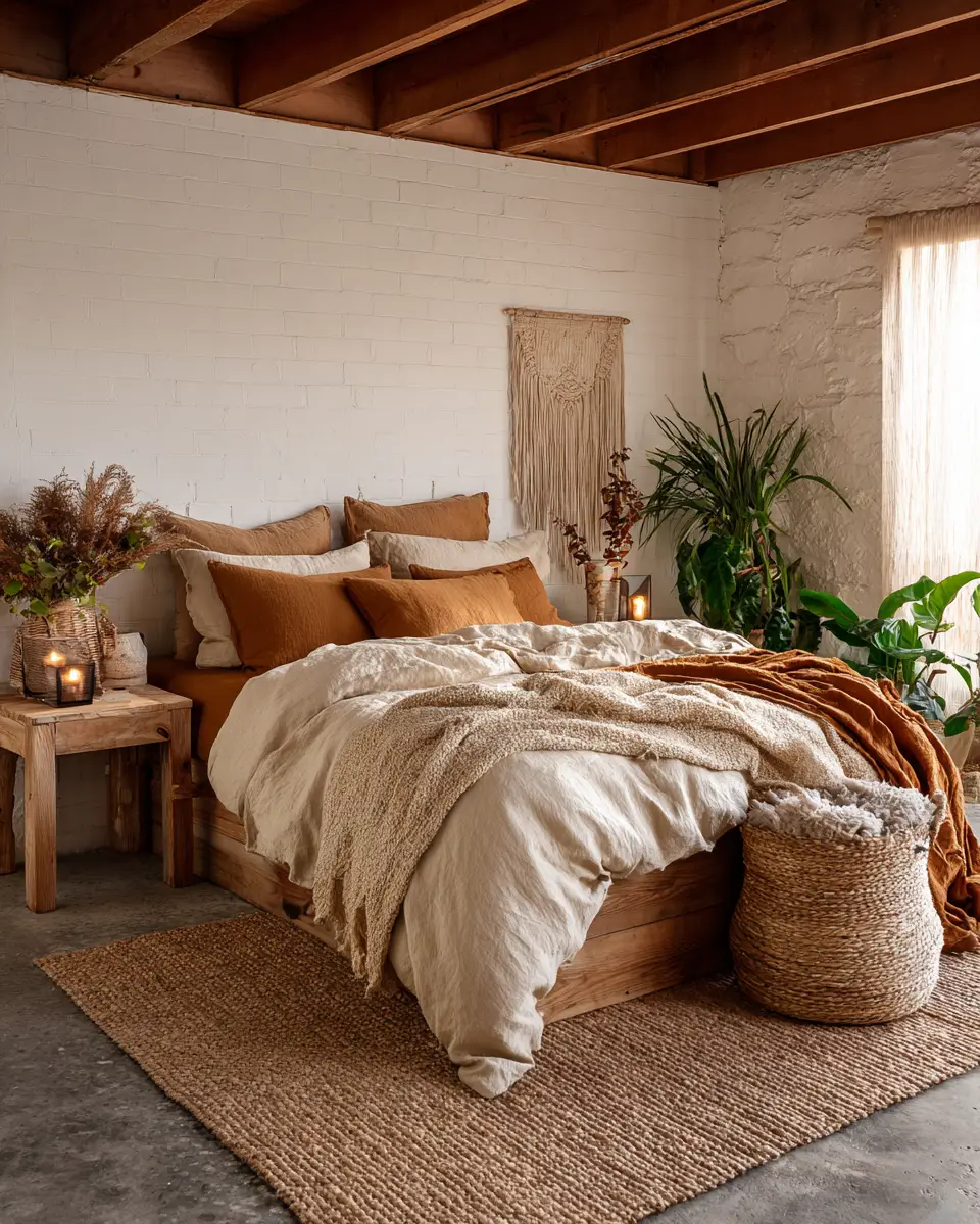 Earthy Tropical Bedroom Decor Ideas