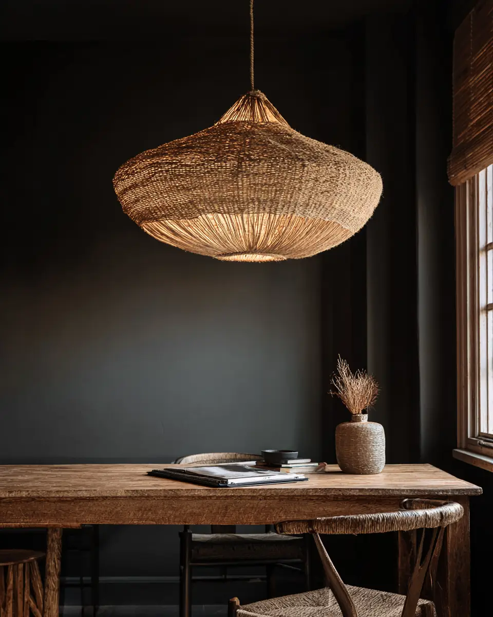 Earthy Tropical Home Office Decor Ideas