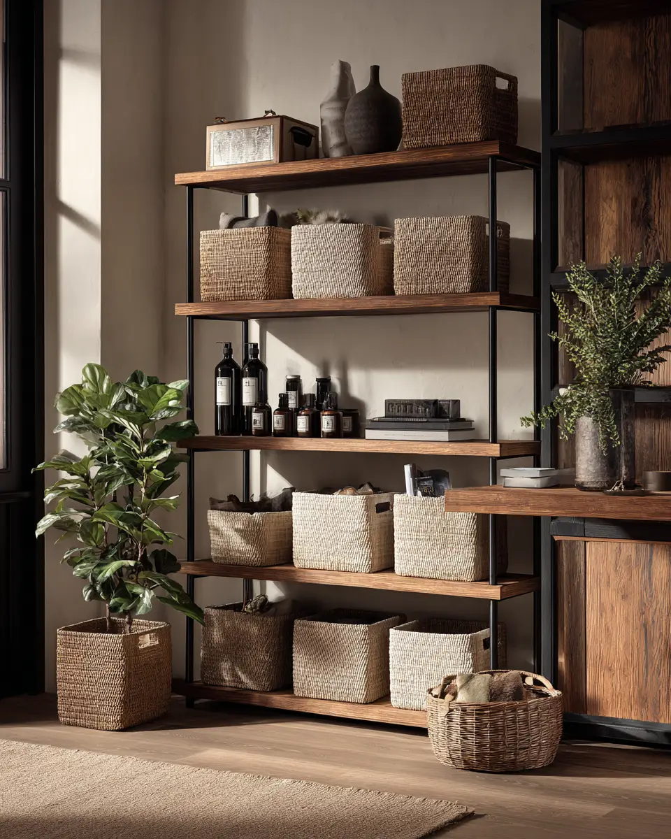 Earthy Tropical Home Office Decor Ideas